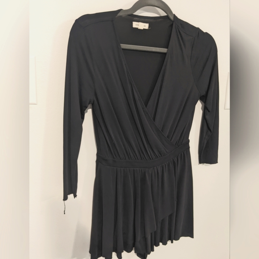 Silence & Noise wrap romper size XS storm grey